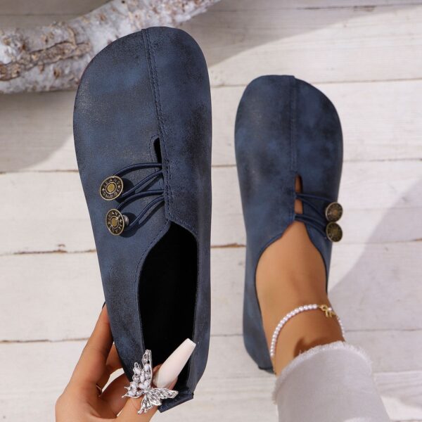 Ins Square Toe Slip-on Sandals Summer Fashion Soft Flat Shoes For Women - Image 9