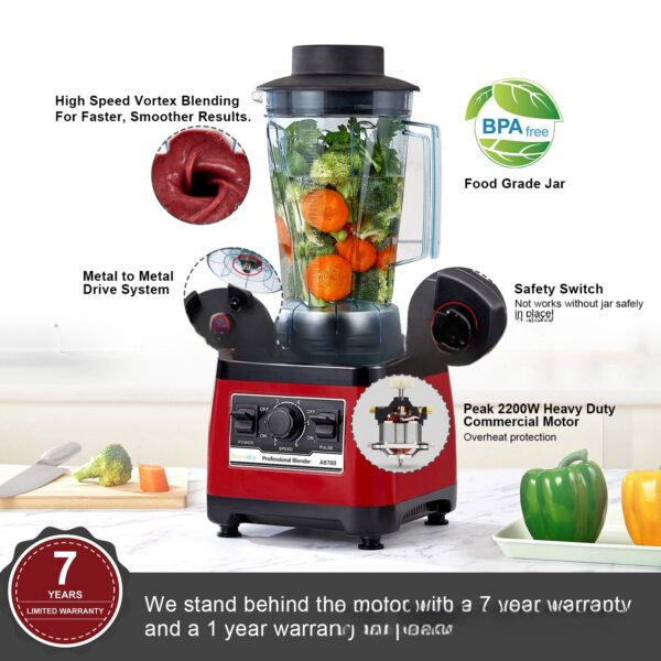 High Horsepower And High Performance Commercial Blender - Image 6