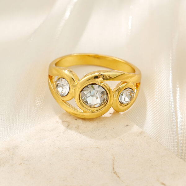 Women's Fashion Diamond Ring Simple - Image 2