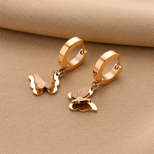 Earrings With Golden Butterfly ,Only Self-pickup Is Supported, And The Displayed Prices Are All Self-pickup Prices - Image 3