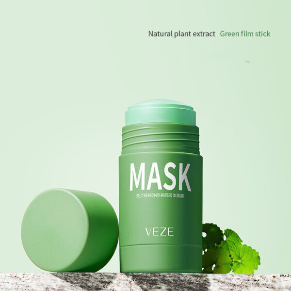 Solid Cleansing Mask Oil Control Shrink Pores To Blackheads Cleansing Green Tea Solid Mask Mud Eggplant Mud Mask - Image 2