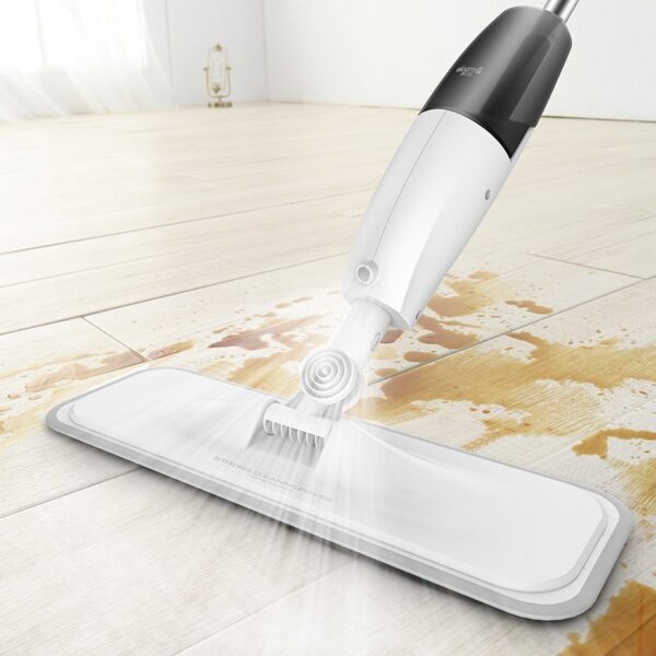 Origine Xiaomi Deerma Pulvererisation D''eau Balayeuse Mijia Nettoyant Pour Plancher En Fiber De Carbone Vadrouilles 360 Rotation Tige 350 Ml R Servoir Pilation Vadrouille - Image 4