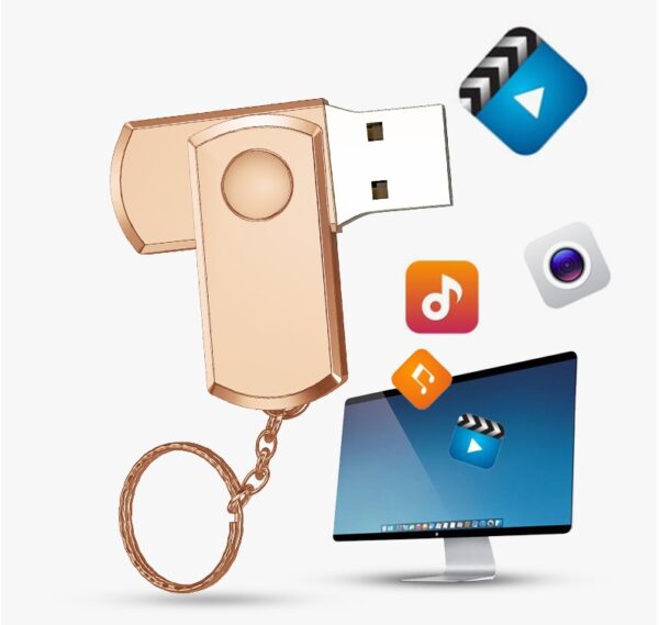 Compatible with Apple , Ultra-large capacity metal USB flash drive - Image 2