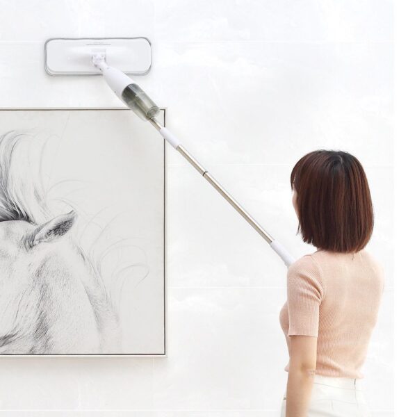 Origine Xiaomi Deerma Pulvererisation D''eau Balayeuse Mijia Nettoyant Pour Plancher En Fiber De Carbone Vadrouilles 360 Rotation Tige 350 Ml R Servoir Pilation Vadrouille - Image 6