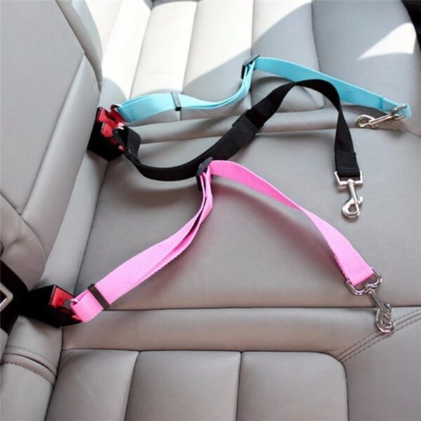 Adjustable Pet Cat Dog Car Seat Belt Pet Seat Vehicle Dog Harness Lead Clip Safety Lever Traction Dog Collars Dogs Accessoires Pets Products - Image 6