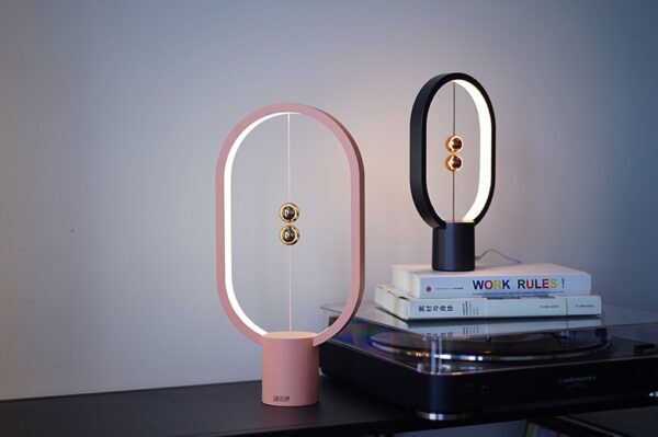 Mini Smart Magnetic Switch USB Suspended LED Bedroom Bedside Atmosphere Table Lamp - Image 2