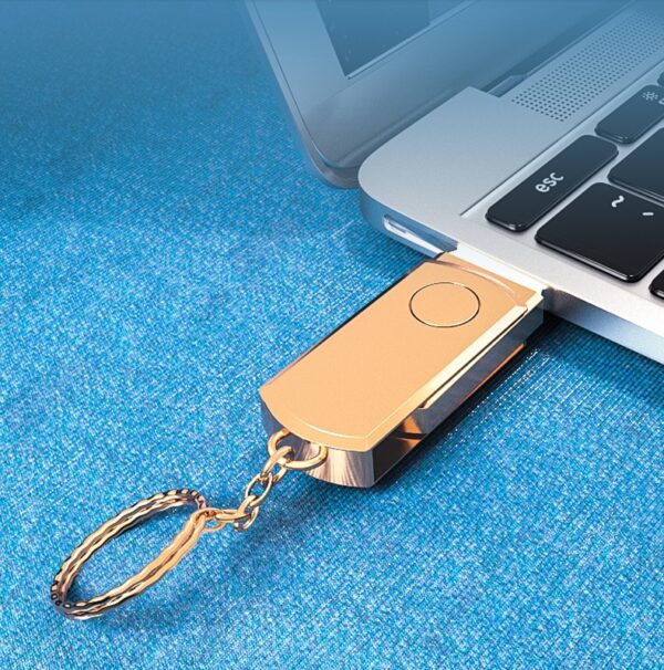 Compatible with Apple , Ultra-large capacity metal USB flash drive - Image 3