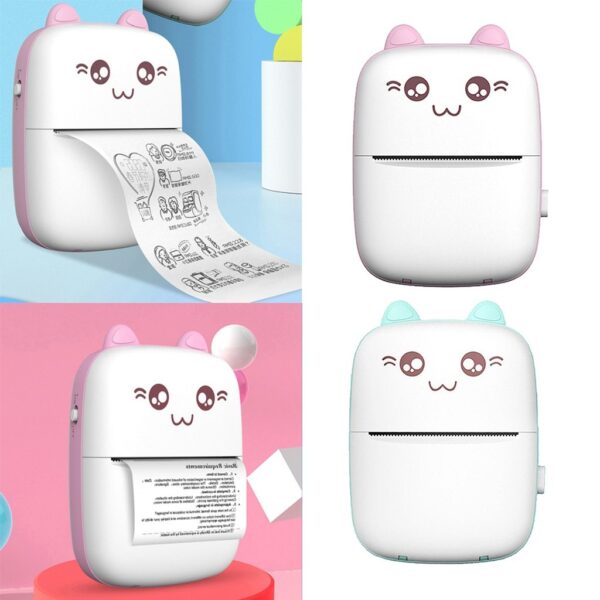 Mini Printer Portable Mini Bluetooth WiFi New Wrong Printer Mobile Phone Photo Title Note Hot Print Pocket Student Error Label Printer - Image 5