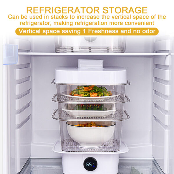 Multi-layer Dish Cover Heat Preservation Kitchen Cover Dining Table Leftover Storage Box Transparent Stack Cooking Hood Steamer - Image 8