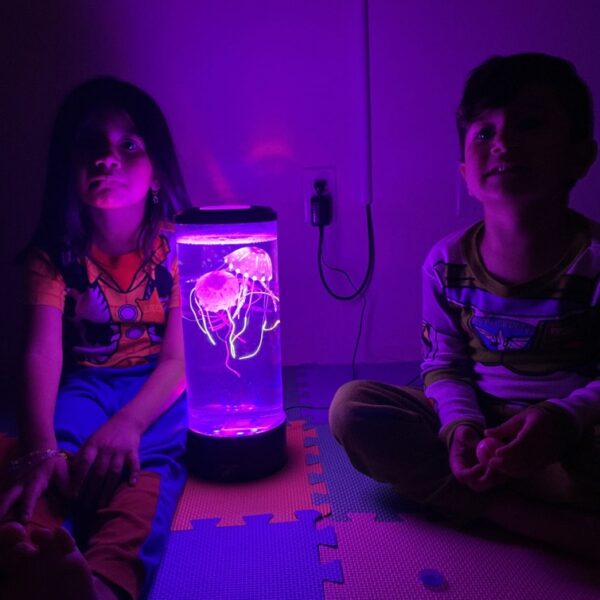 LED Jellyfish Aquarium Lamp Night Light USB Powered - Image 7