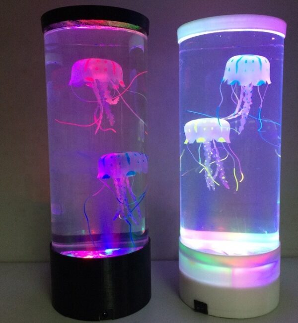 LED Jellyfish Aquarium Lamp Night Light USB Powered - Image 10