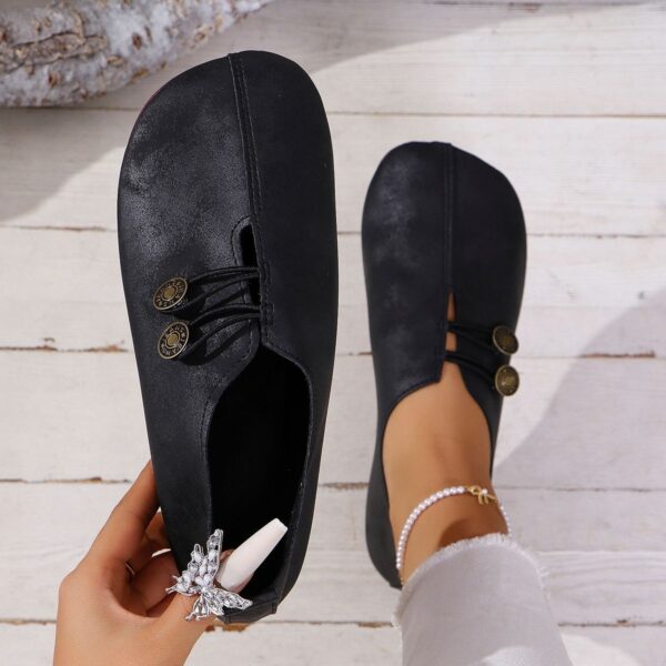 Ins Square Toe Slip-on Sandals Summer Fashion Soft Flat Shoes For Women - Image 8