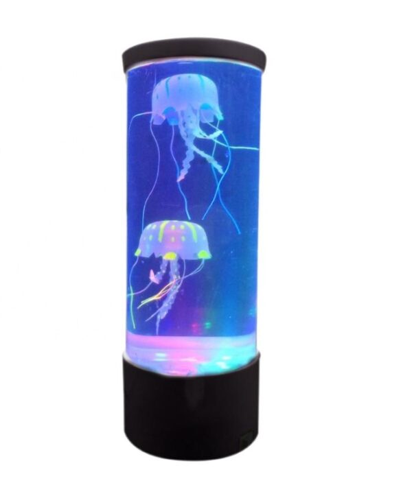 LED Jellyfish Aquarium Lamp Night Light USB Powered - Image 3
