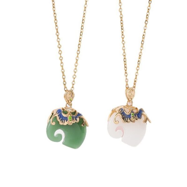 Necklace,stainless Steel,with Green Elephant ,Only Self-pickup Is Supported, And The Displayed Prices Are All Self-pickup Prices - Image 4