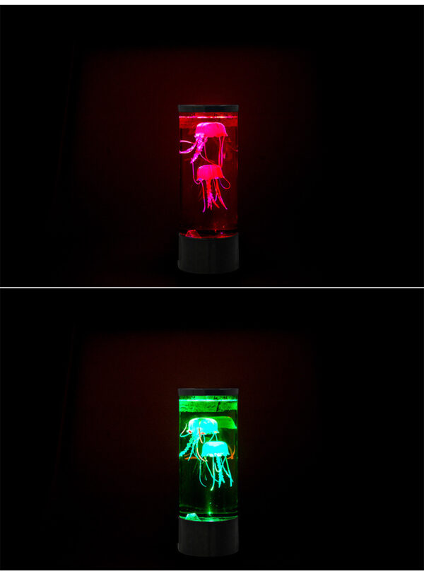 LED Jellyfish Aquarium Lamp Night Light USB Powered - Image 9