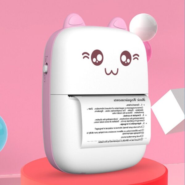 Mini Printer Portable Mini Bluetooth WiFi New Wrong Printer Mobile Phone Photo Title Note Hot Print Pocket Student Error Label Printer - Image 3