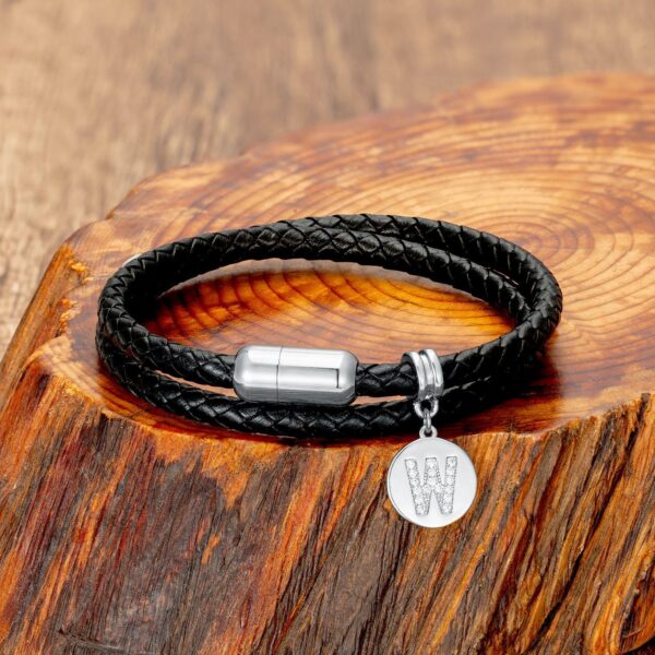 Simple And Stylish Stainless Steel Leather Rope Jewelry - Image 7