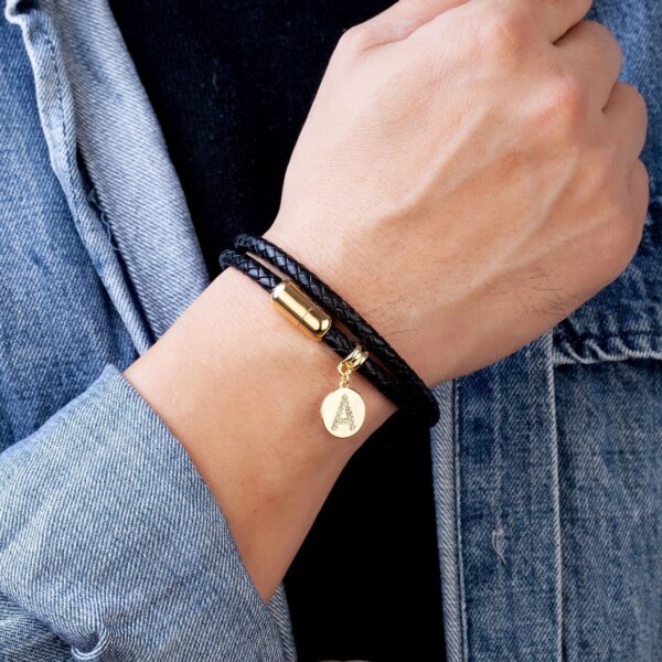 Simple And Stylish Stainless Steel Leather Rope Jewelry - Image 6