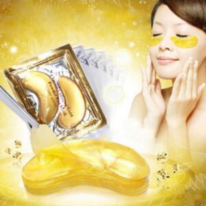 10pcs5packs Gold Crystal Collagen Eye Mask Eye Patches Eye Mask For Face Care Dark Circles Remove Gel Mask For The Eyes Ageless