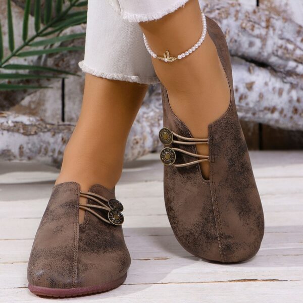 Ins Square Toe Slip-on Sandals Summer Fashion Soft Flat Shoes For Women - Image 7