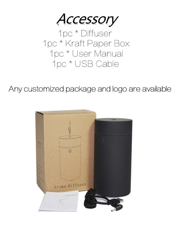 Dropshipping Car Humidifier 60ML Portable Aroma Diffuser USB Electric Ultrasonic Diffuser Car Air Humidifier - Image 5