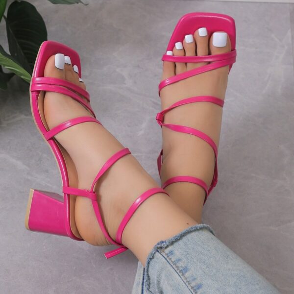 Plus Size Fashion Open Toe Slippers - Image 7