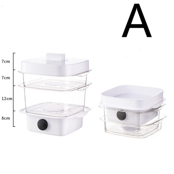 Multi-layer Dish Cover Heat Preservation Kitchen Cover Dining Table Leftover Storage Box Transparent Stack Cooking Hood Steamer - Image 5