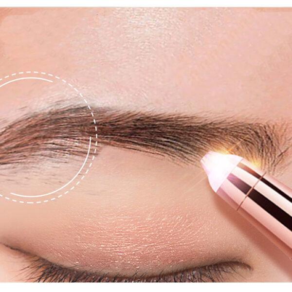 Eyebrow Epilator Maquiagem Profissional Completa Trymer Do Brwi Eye Brow Trimmer For Rasoir Visage Femme Make Up Eye Brow Shaper - Image 9