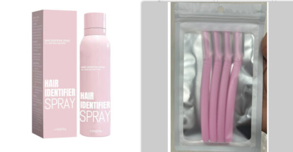 Hair Identifier Spray Set For Face Shaving Moisturizing Dermaplaner Spray For Face Shaving Skin Care - Image 7