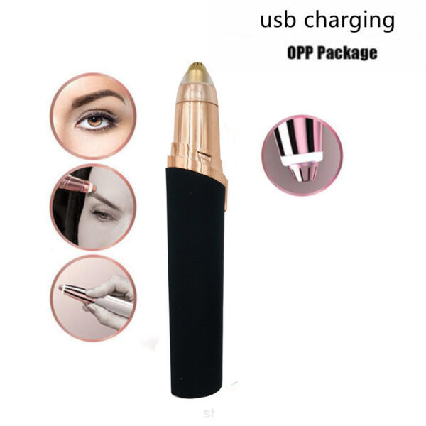 Eyebrow Epilator Maquiagem Profissional Completa Trymer Do Brwi Eye Brow Trimmer For Rasoir Visage Femme Make Up Eye Brow Shaper - Image 3
