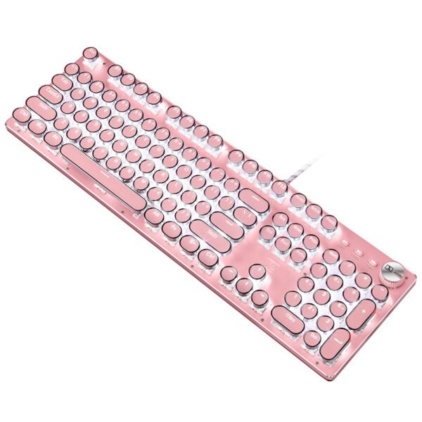 Steampunk Style Typewriter Mechanical Keyboard - Image 2