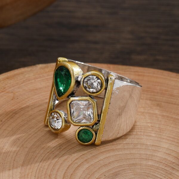 European And American Ladies Ring Retro Simple And Exaggerated Personality - Image 4