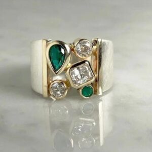 European And American Ladies Ring Retro Simple And Exaggerated Personality