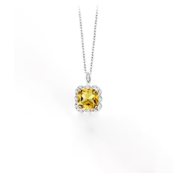 French Cube Sugar All-match Pendant European And American Micro-inlaid - Image 2