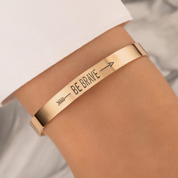 Bow Letter Personality Geometric Irregular Bracelet - Image 4