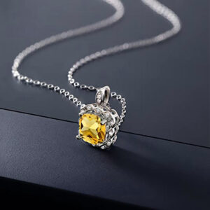 French Cube Sugar All-match Pendant European And American Micro-inlaid