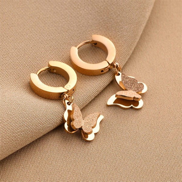 Earrings With Golden Butterfly ,Only Self-pickup Is Supported, And The Displayed Prices Are All Self-pickup Prices - Image 4