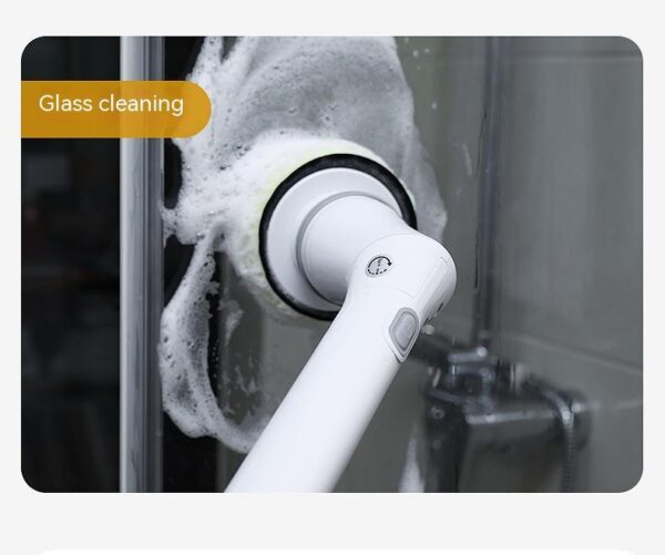 Electric Scrubber Cleaning Wall Long Handle Elbow Telescopic Multifunction Cleaning Brush - Image 6