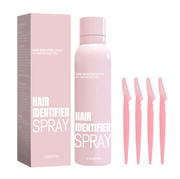 Hair Identifier Spray Set For Face Shaving Moisturizing Dermaplaner Spray For Face Shaving Skin Care - Image 3