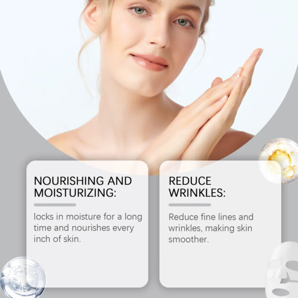 Bio Collagen True Deep Mask, Collagen Mask Overnight, Facial Care Collagen Mask Moisturizing Anti-Aging Mask - Image 4