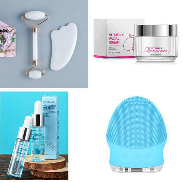 Hyaluronic Acid Face Serum Anti-Aging Shrink Pore Whitening Moisturizing Face Cream Dry Skin Care - Image 9