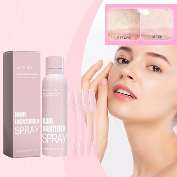Hair Identifier Spray Set For Face Shaving Moisturizing Dermaplaner Spray For Face Shaving Skin Care - Image 4