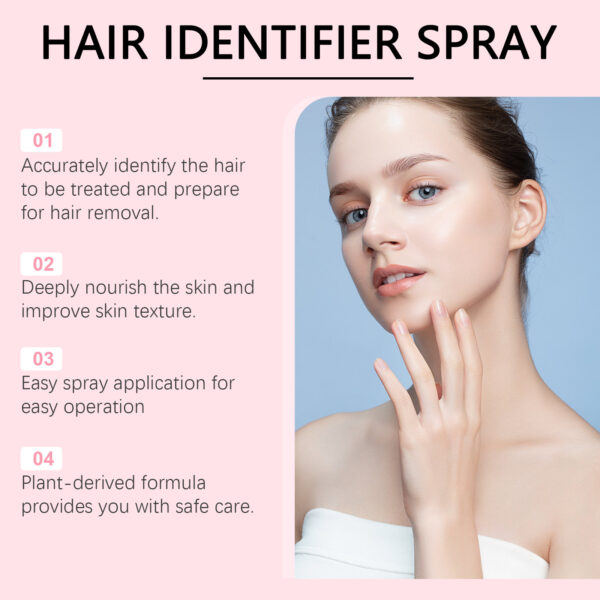Hair Identifier Spray Set For Face Shaving Moisturizing Dermaplaner Spray For Face Shaving Skin Care - Image 6