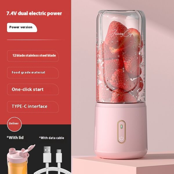 Portable Blender Cooking Machine Charging Juice Cup - Image 4