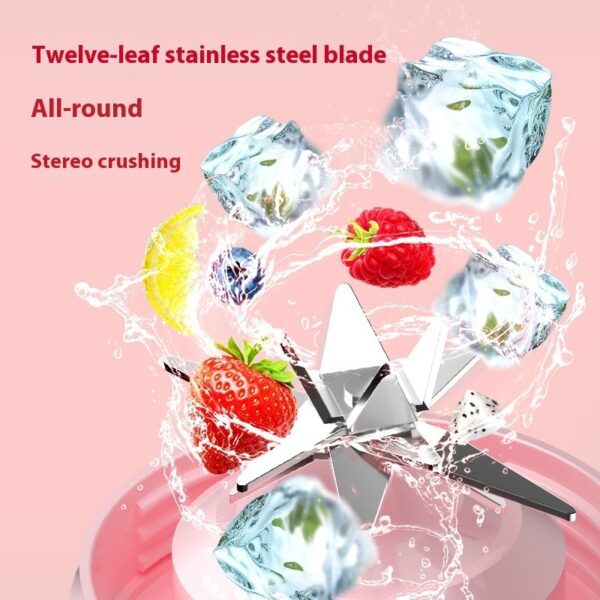 Portable Blender Cooking Machine Charging Juice Cup - Image 8