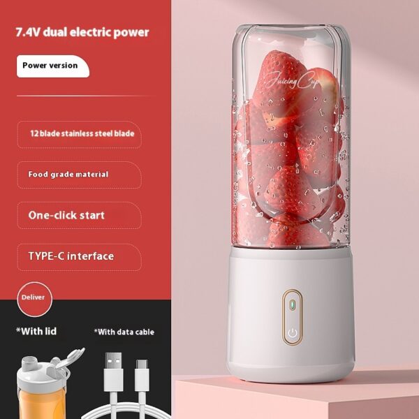 Portable Blender Cooking Machine Charging Juice Cup - Image 7