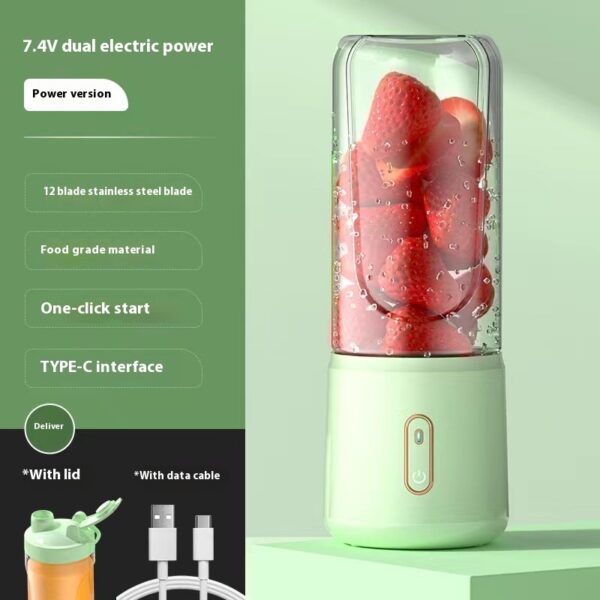 Portable Blender Cooking Machine Charging Juice Cup - Image 5